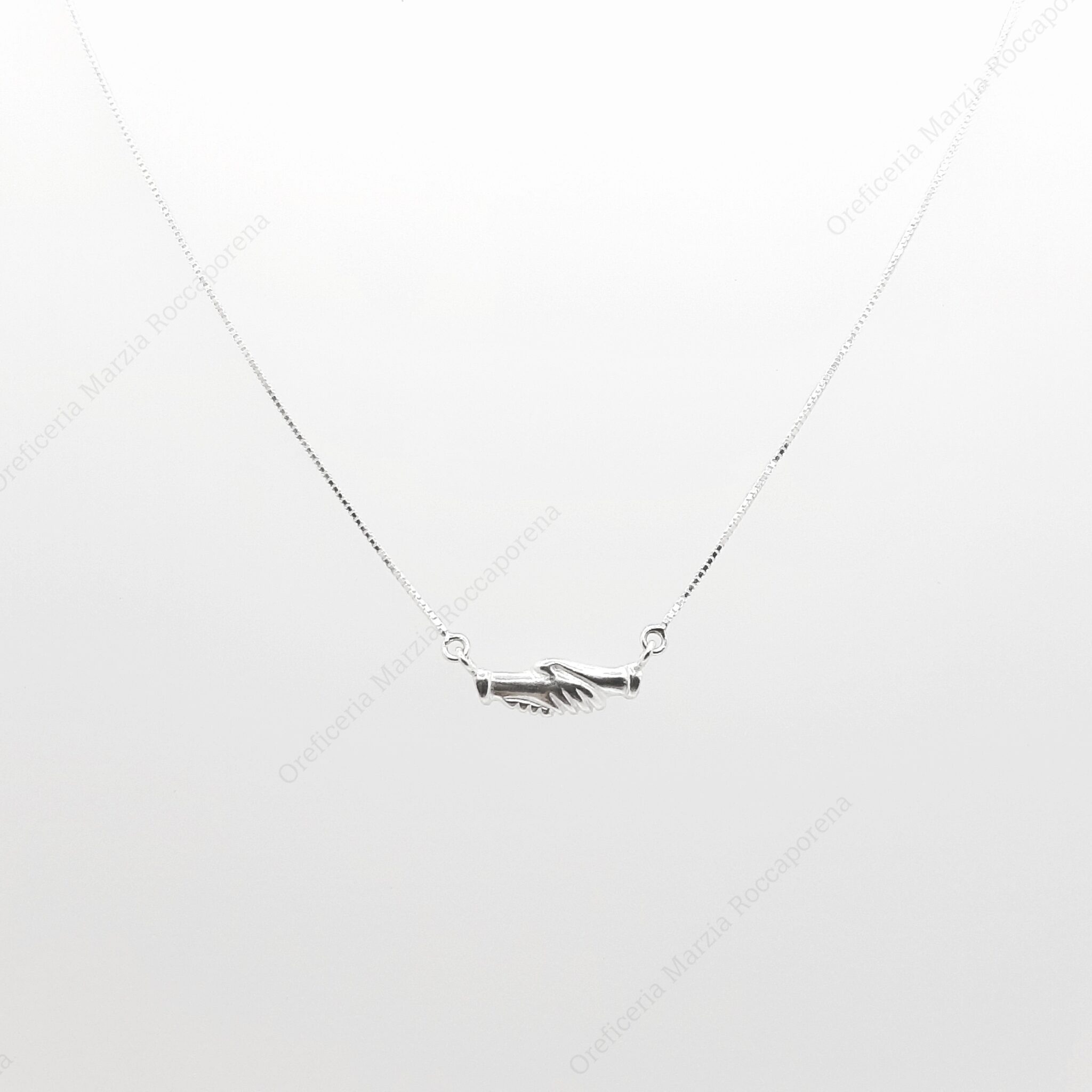 Collana Argento 925 Con Medaglia Santa Rita – Gioiello Italiano – Circonferenza 46 Cm – 4.9 Grammi
