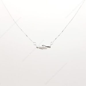 Collana con piastrina in acciaio inossidabile | Emporio