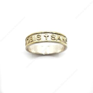 anello in argento "Sancta Rita ora pro nobis"