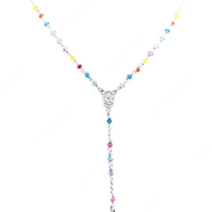 Rosario multicolor con Santa Rita