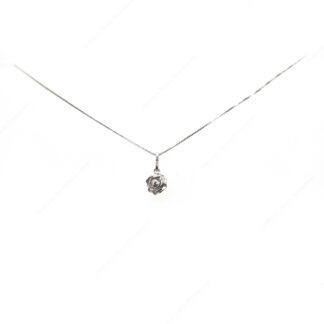 Collana con rosellina in argento 925