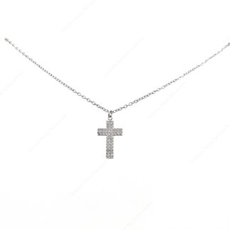 Collana in acciaio con croce